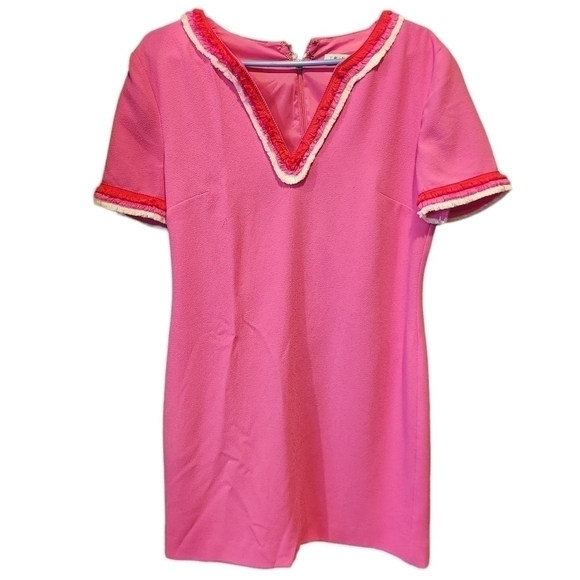 Trina Turk Fringe Shift Dress - Picture 5 of 7